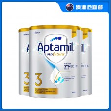 【澳洲直邮包邮】Aptamil 爱他美 白金版3段 900克x3罐/箱（1岁+）【新疆、西藏、内蒙古、青海、宁夏、海南、甘肃，需加收运费】